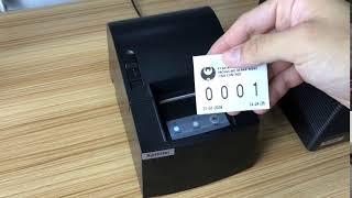 LEDATEK Queue Number Ticket Printer Demo