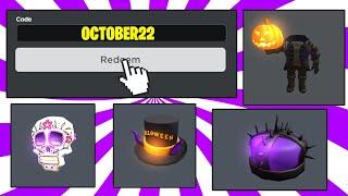 *5 CODES* ALL WORKING PROMO CODES ON ROBLOX FOR OCTOBER 2022! (FREE ITEMS ALSO)