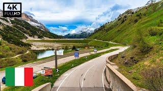  Driving through Passo Fedaia in the Stunning Dolomites, Italy #4k #travel #2024