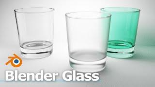 How to make Blender Glass Material - Clear Glass, Frosted Glass & Tinted Glass - Part 2