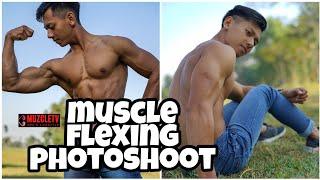 Teen Muscle Indonesia Bodybuilding Photoshoot behind the scene muzcletv