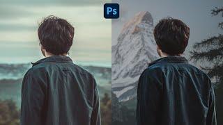 The easiest way to insert an object into a photo using Photoshop ! The best way in 2 minutes!