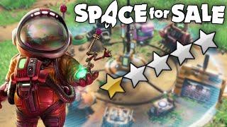 MY SPACE COLONY GOT A 1 STAR RATING | Space for sale!