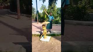 #viral video janhvi manoj Waghmare happy in gardan Doramon