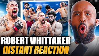 "BOBBY KNUCKLES IS SO CLEAN!" | ROBERT WHITTAKER vs IKRAM ALISKEROV INSTANT REACTION!