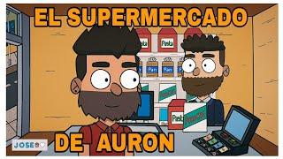 EL SUPERMERCADO DE AURON || Animación Aron clips