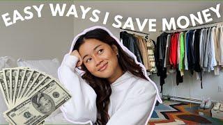 EASY + REALISTIC WAYS TO SAVE MONEY in 2021