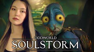  ODDWORLD SOULSTORM - НАЧАЛО (1)  Обзор и Полное прохождение на русском Стрим