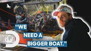 The Saga Crew Catch A STAGGERING 350 Lb+ Haul of Fish! | Deadliest Catch