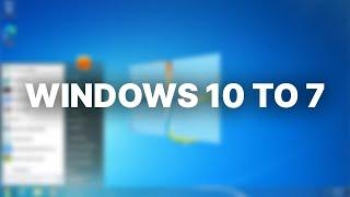 THIS is Windows 10? - Windows 10 to 7 Installation and Overview