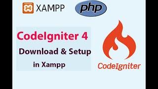 Download and Setup CodeIgniter 4 in Xampp Windows| #codeigniter4 #codeigniter