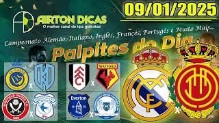 PALPITES DE FUTEBOL HOJE  QUINTA FERIA TBT   COPA DA INGLATERRA & SUPER COPA DA ESPANHA  + BILHETE