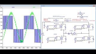 LTSPICE Single Phase Inverter (Simulation,FFT,Harmonics) for AC Motors