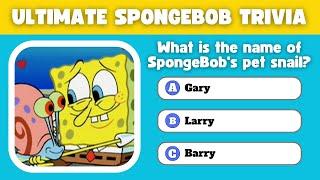 ULTIMATE SPONGEBOB TRIVIA QUIZ! TEST YOUR BIKINI BOTTOM KNOWLEDGE!