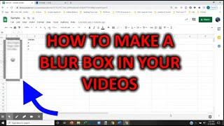 How to Make a Blur Box in Your Youtube Videos Using Shotcut