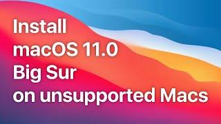 [UPDATE: outdated!] Install macOS 11.0 Big Sur Beta 2 on unsupported Macs (READ DESC FOR BETA 3+)