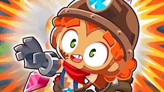 NEW Hero - Bonnie The Bloonstone Miner Is AMAZING! (Bloons TD Battles 2)