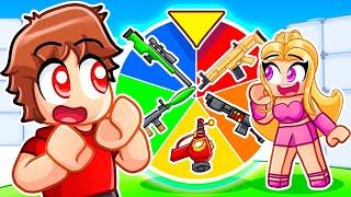 THE *RANDOM* GUN ONLY Challenge in Rivals With MY CRAZY FAN GIRLS...