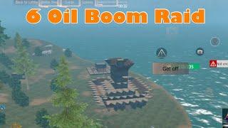 I Raid His Base With 6 Free Oil Boom | Solo gameplay | Last Island Of Survival