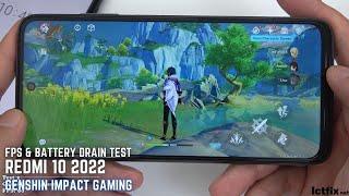 Xiaomi Redmi 10 2022 Genshin Impact Gaming test