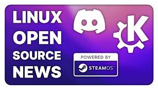 KDE get big donations, SteamOS devices coming, Discord works on Wayland: Linux & Open Source News