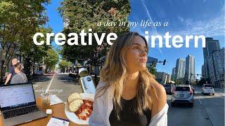 day in my life as a creative intern in seattle | meetings, coffee shops & errands