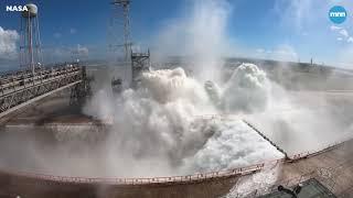 NASA tests Launch Pad Water Deluge System