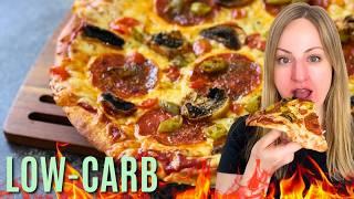 Abnehmen war noch nie so lecker! Diese knusprige Low-Carb-Pizza ist ein Traum!