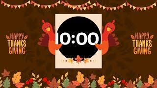 Thanksgiving Timer| Thanksgiving Countdown Timer| Thanksgiving Classroom Countdown Timer With Music