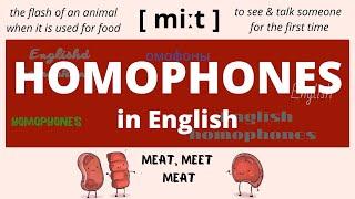 TOP 39 Homophones in English – Meanings & Examples