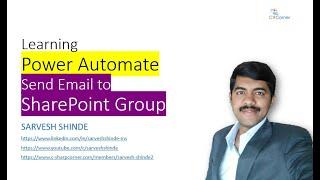 Send Email to SharePoint Group From Power Automate