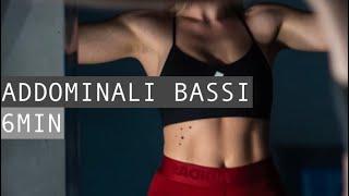 ADDOMINALI BASSI WORKOUT 6 MIN // abs da casa | Laviis