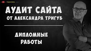 SEO-аудит сайта. Дипломные работы. Проверка сайта на ошибки с рекомендациями.