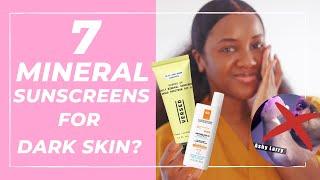  BEST Mineral Sunscreen for Darker Skin NO White Cast?