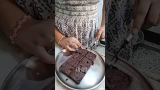 Trying Brownie recipe #recipe#brownie #firsttime #dessert #easy #delicious #youtubeshorts #shorts