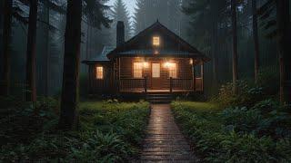 Sleep to the Gentle Rhythm of Rainfall in a Serene Forest