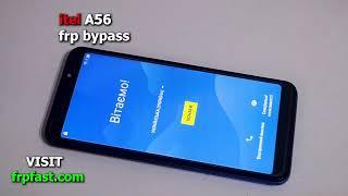 itel a56 frp remove (Google account bypass) #frpfast