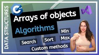 Array of objects Algorithms - Search, Sort, Reverse, Max, Min, Custom methods