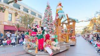 [4K] FULL Christmas Fantasy Parade at Disneyland Park! - Holidays at Disneyland