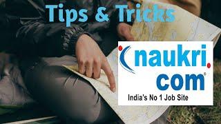 Tips & Tricks of Naukri.com  #jobs #naukri #sarkari naukri #sarkarinaukri