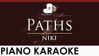 NIKI - Paths - HIGHER Key (Piano Karaoke Instrumental)