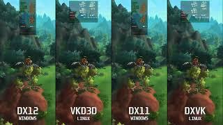 World of Warcraft: Dragonflight | Windows vs Linux | Directx 12 vs VKD3D | DirectX 11 vs DXVK