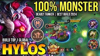 HYLOS BEST BUILD 2024 | BUILD TOP 1 GLOBAL HYLOS GAMEPLAY | MOBILE LEGENDS