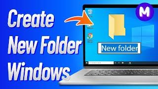 How to Create a Folder in Windows 10 - NEW FOLDER in Laptop/PC
