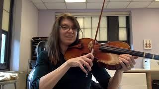 Viola: How to play with the bow!