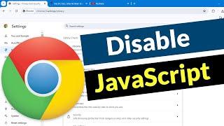 How to Disable JavaScript in Google Chrome?