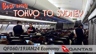 ️ Best way Tokyo to Sydney｜Qantas Economy｜QF060