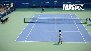 Top Spin 2K25 - Roger Federer Vs John McEnroe I US Open I TIEBREAKER (PS5)