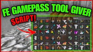 [ FE ] Gamepass Tools Giver Script | Works in All Game - Roblox Scripts (2025)