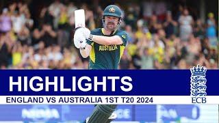 ENGLAND VS AUSTRALIA HIGHLIGHTS 1ST T20 MATCH 2024 | ENG VS AUS